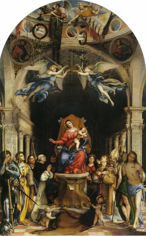 Lorenzo Lotto Martinengo Altarpiece Germany oil painting art